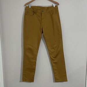 Banana Republic dark tan traveler slim fit jean  32 x 32 Men's